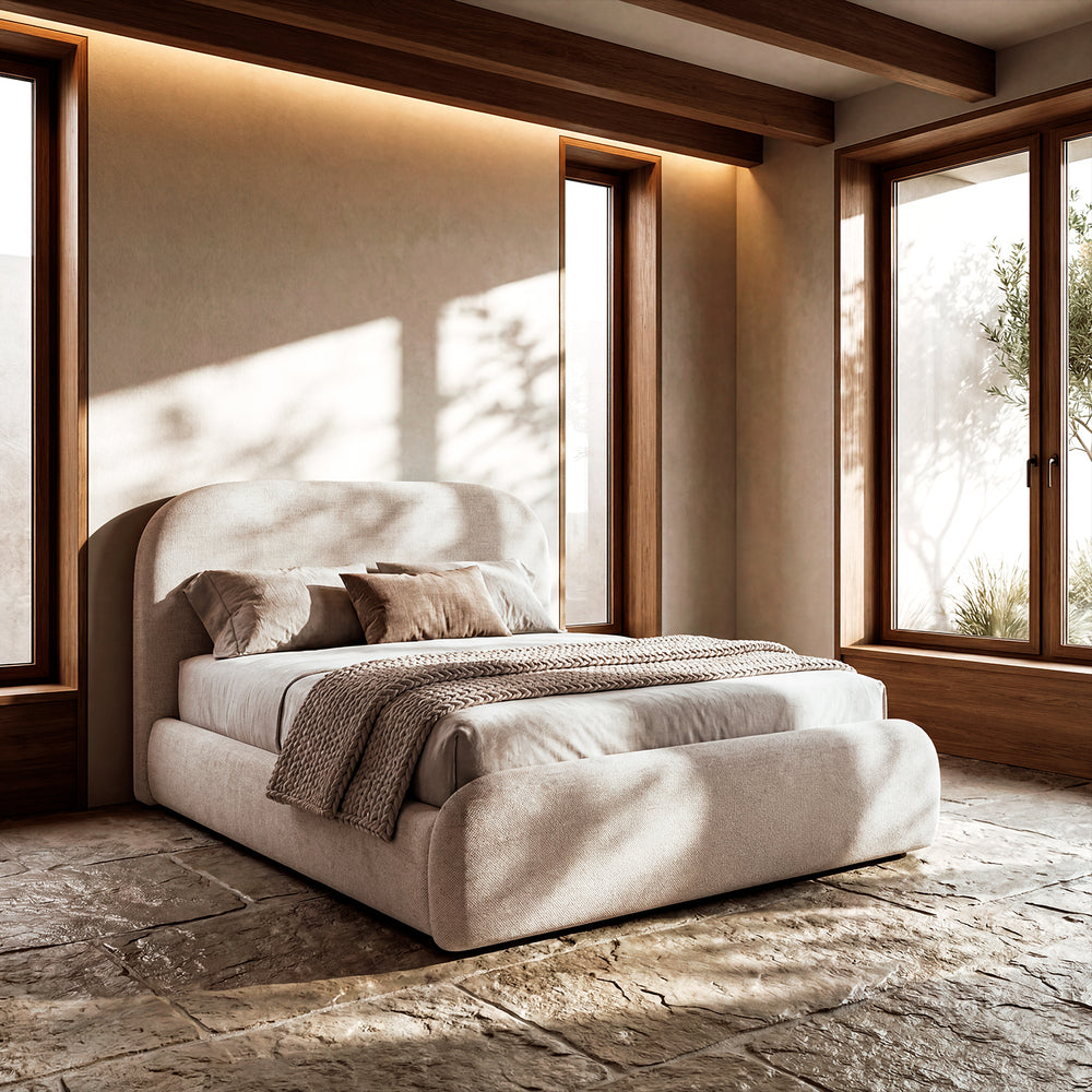 Cama Estofada Sirius