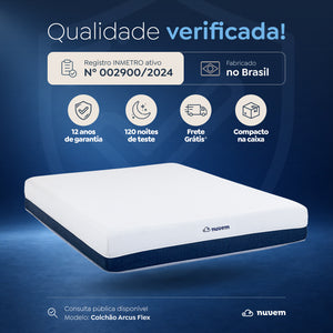 Colchão Nuvem Arcus Flex